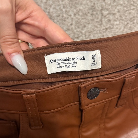 Abercrombie & Fitch Faux Leather Pants - Picture 4 of 6